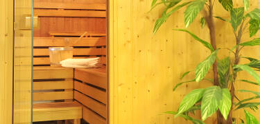 Avslapning venter deg i hotellets sauna.