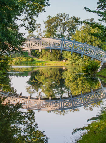 Dessau-Wörlitz trädgårdsrike i biosfärreservatet Mitt-Elbe är ett UNESCO-världsarv.