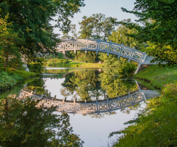 Dessau-Wörlitz Garden Realm i biosfærereservatet Middle Elbe er på UNESCOs verdensarvsliste.