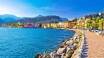 Riva del Garda ligger i den norra delen av Gardasjön och bjuder på trevliga och natursköna omgivningar.