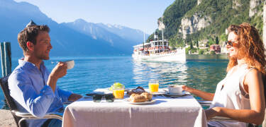 Enjoy a coffee and take in the stunning views from the hotel's cosy terrace.