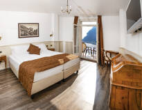 The beautiful, bright and simply furnished rooms provide a lovely setting for your stay in Northern Italy.