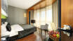 The elegant and modern rooms will make you feel at home. Upgrade for more comfort to an Executive room.