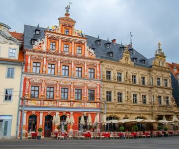 Erfurt, den livlige hovedstaden i Thüringen, ligger bare en kort kjøretur eller togtur unna.