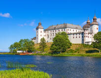 Discover the charming Läckö Castle, located directly on Lake Vänern.