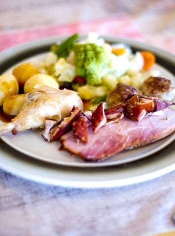 The restaurant serves lovely food and freshly bottled beer in a cosy setting