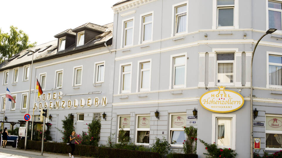 Hotel Hohenzollern ligger fint til i byen Schleswig.