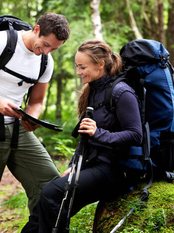 There are many good local hiking routes that you can explore.