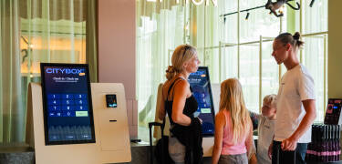 Enjoy a smooth arrival with quick self-service check-in, offering flexibility and convenience from the start.