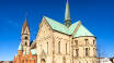 Take a trip to Denmark's oldest city, Ribe, and see the impressive cathedral.