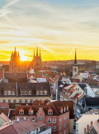 Gotha, Weimar und Erfurt laden zu einem Tagesausflug ein.