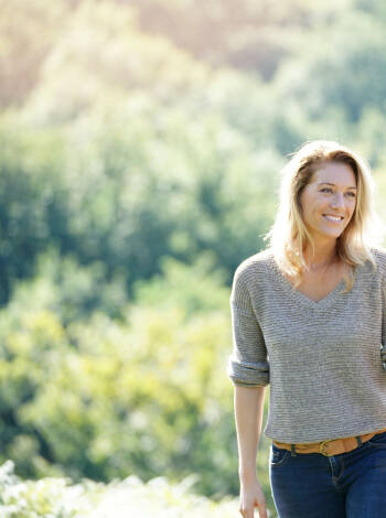The scenic area surrounding the inn invites you to go hiking all year round.