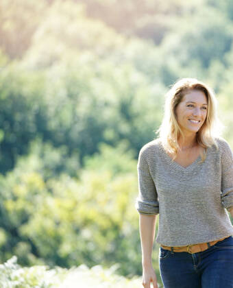 The scenic area surrounding the inn invites you to go hiking all year round.