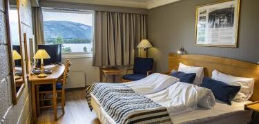 Stay comfortably in the hotel's bright rooms, which make a great base for your stay in Vrådal