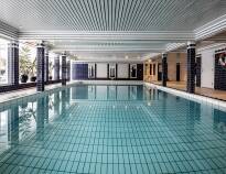 You can take a dip in the hotel's indoor swimming pool