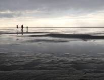 Only a few kilometres from Rudbøl you can experience the Wadden Sea with its endless tidal landscape and rich wildlife.