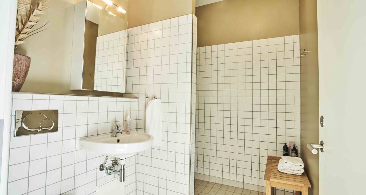 Dobbeltrom med eget bad