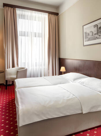 Übernachten Sie im Clarion Grandhotel Zlatý Lev in Liberec – ein elegantes 4-Sterne-Hotel, das 1906 eröffnet wurde.