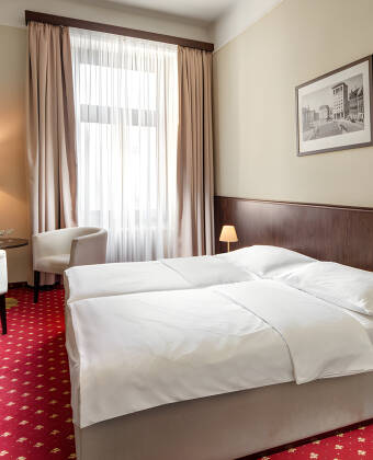 Übernachten Sie im Clarion Grandhotel Zlatý Lev in Liberec – ein elegantes 4-Sterne-Hotel, das 1906 eröffnet wurde.