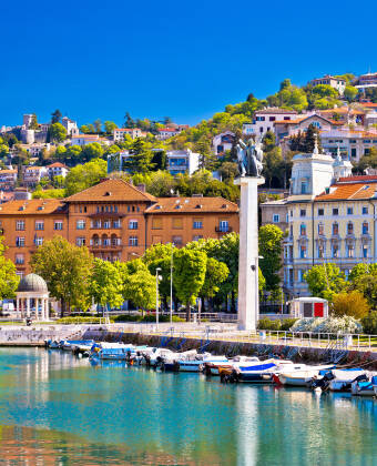 Rijeka ist die drittgrößte Stadt Kroatiens, wo Sie Einkaufen, Essen, Kultur und vieles mehr erleben können.