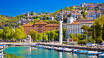 Rijeka är Kroatiens tredje största stad, där du kan uppleva shopping, restauranger, kultur och mycket mer.