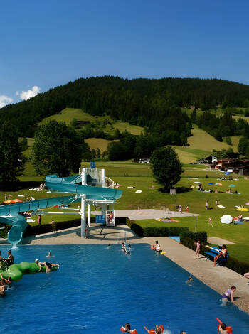 Enjoy the warm summer days in the nearby Wildschönau Friluftsbad.