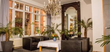 Den stemningsfulle innredningen på Ringhotel Altstadt Güstrow innbyr til avslapning og hyggelige opplevelser.