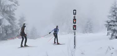 Im Winter ist Skifahren in der näheren Umgebung möglich - perfekt für einen Winterurlaub.
