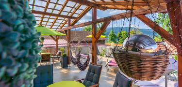 Det blir ikke mer hyggelig enn på dette lille hotellet.