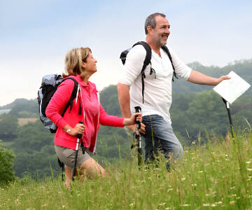 Vom Hotel erhalten Sie eine Wanderkarte und ein Lunchpaket, wenn Sie wandern gehen möchten.