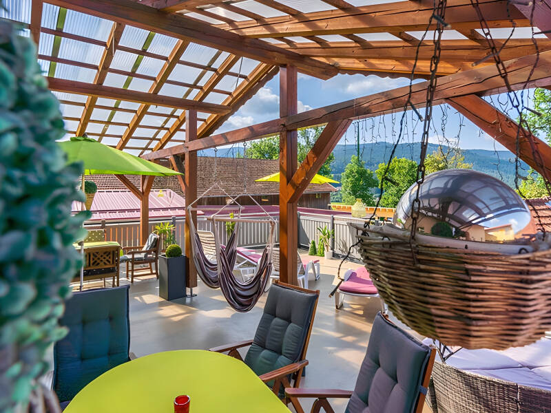 Es gibt nichts Gemütlicheres als dieses kleine Hotel.