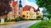 Enjoy a nice walk in the beautiful old town of Schwerin, which is filled with charming houses.