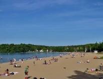 On the outskirts of Schwerin is a fine bathing beach, well worth a visit if the weather is good!