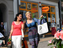 Schwerin centrum bjuder på shopping, kaféer, restauranger, hemtrevnad och stadskänsla.