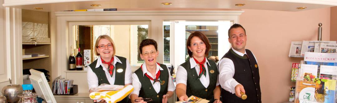 Det vänliga hotellteamet ger gärna tips för din vistelse i Harz och hjälper till med alla hotelltjänster.