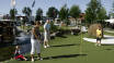 Kids will never be bored with mini golf at the hotel, and a short distance to the popular Skara Sommerland.