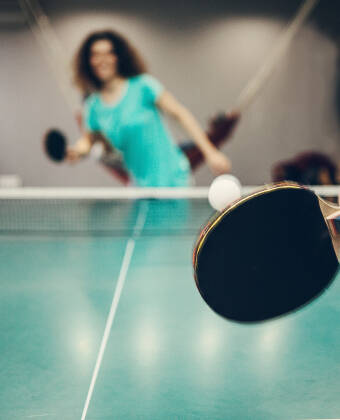 Zum Unterhaltungsangebot des Hauses gehört u.a. Tischtennis, Airhockey und Tischfussball.