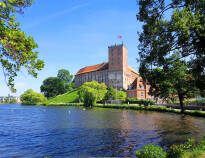 Here you stay close to the centre of Kolding where you can visit the historic castle, Koldinghus, which has an exciting history.