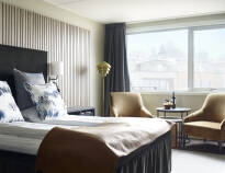 Oplev høj komfort på hotellets nyligt renoverede værelser