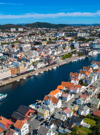 Haugesund is a beautiful town with fantastic view of the sea.