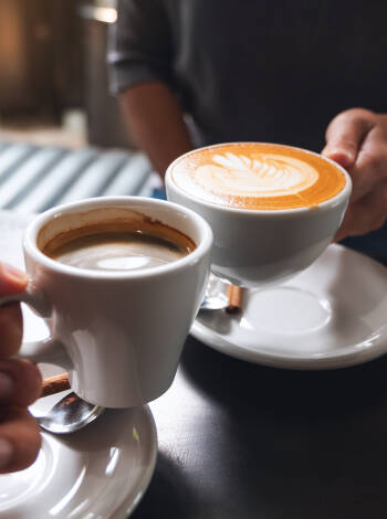 The hotel serves free coffee in a cosy, relaxed atmosphere.