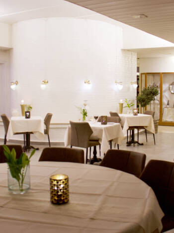 Das gemütliche Restaurant serviert traditionelle dänische Gerichte