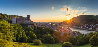 Das Hotel liegt malerisch im Herzen der romantischen Rhein-Neckar-Region.