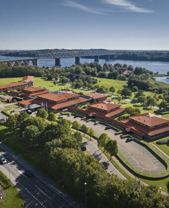 Trinity Hotel ligger midt i naturen i Fredericia, tæt på Lillebælt.