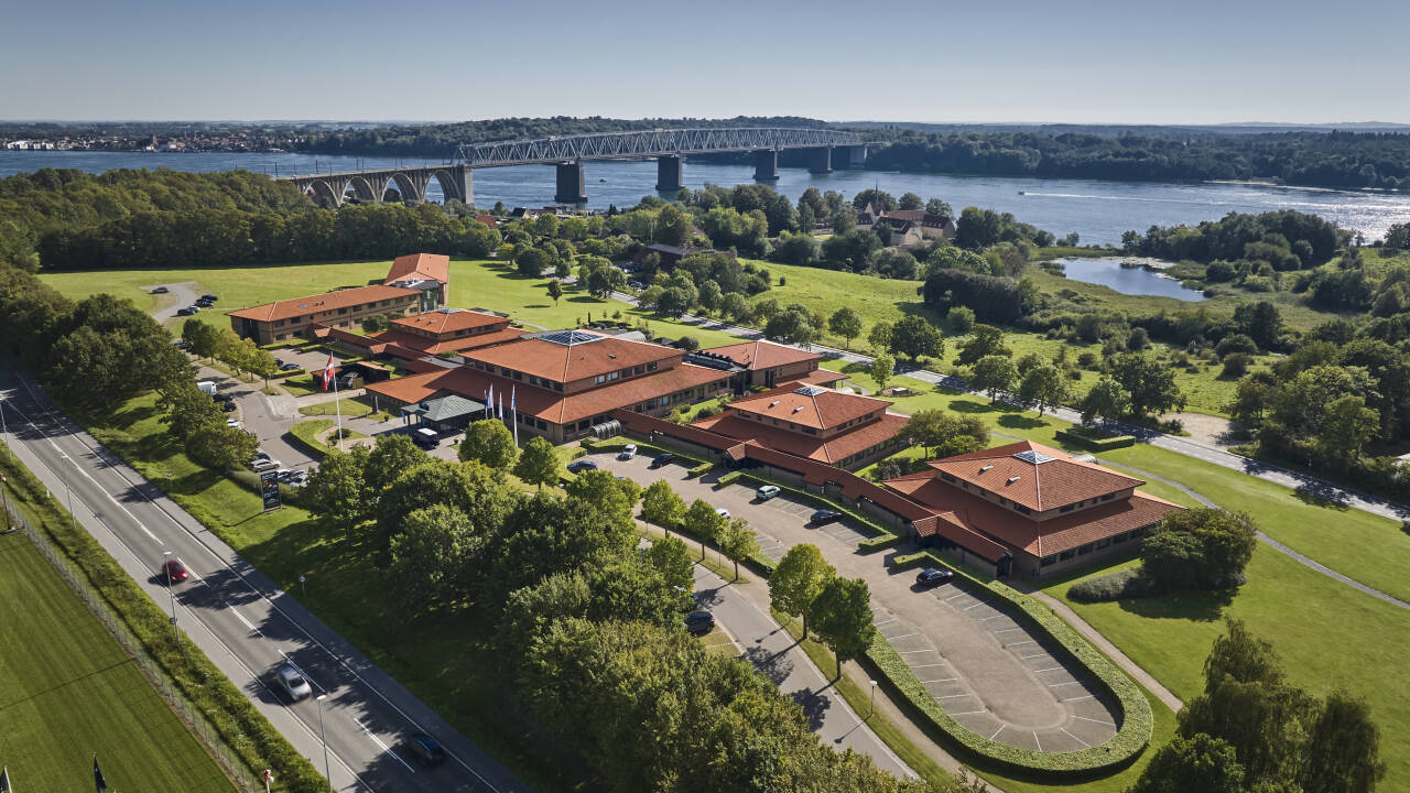 Trinity Hotel ligger midt i naturen i Fredericia, tæt på Lillebælt.