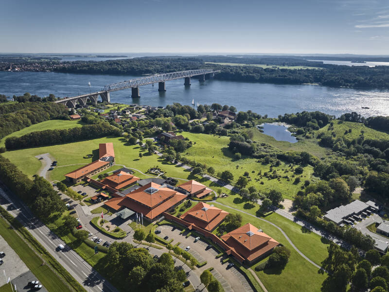 Trinity Hotel ligger mitt i naturen i Fredericia, nära Lilla Bält.