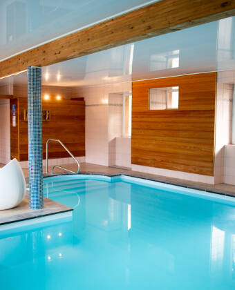 If you need to relax, you can enjoy a dip in the hotel's indoor pool and then warm up in the sauna.