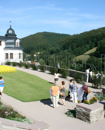 Stolberg Castle is located on a hilltop on the outskirts of the city. Take a walk in the castle park and enjoy the beautiful scenery.