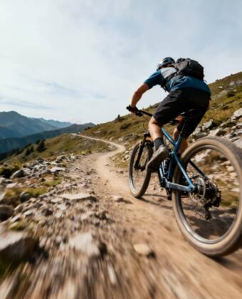 Välutvecklade bikeparker och downhill-leder väntar mountainbike-entusiaster.