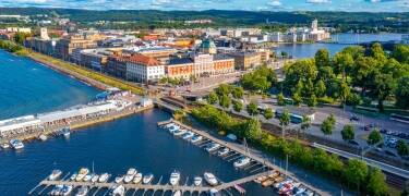 Hotellet ligger kort vei fra regionens største by; sjarmerende Jönköping.